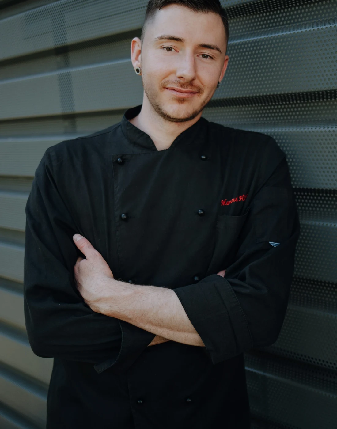 Manuel Hoefel bei der Zubereitung